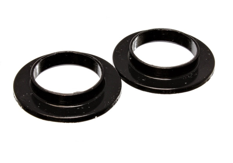 Energy Suspension Universal 2 3/16in ID 3 1/2in OD 11/16in H Black Coil Spring Isolators (2 per set)