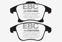 Load image into Gallery viewer, EBC 13+ Ford Fusion 1.6 Turbo Ultimax2 Front Brake Pads