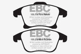 EBC 13+ Ford Fusion 1.6 Turbo Ultimax2 Front Brake Pads