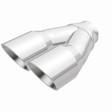 Load image into Gallery viewer, MagnaFlow Double Wall 3in Dual Round Polished Tip 2.25in Inlet