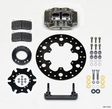 Load image into Gallery viewer, Wilwood Billet Narrow Dynalite Radial Mount Rear Inboard Midget Kit 10.50in x 0.35 Drilled Disc