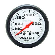 Load image into Gallery viewer, Autometer Phantom  66mm 120-240 Deg F Mechanical Water Temperature Gauge