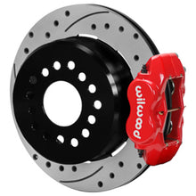 Load image into Gallery viewer, Wilwood Chevy Monte Carlo Forged 4 Piston DynaPro Red Caliper HP32 VV D&amp;S Rotor - 12.19x0.81