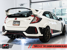 Load image into Gallery viewer, AWE Tuning 2017+ Honda Civic Type R Touring Edition Exhaust w/Front Pipe &amp; Triple Diamond Black Tips