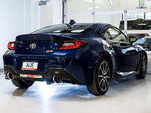 Load image into Gallery viewer, AWE Subaru BRZ/ Toyota GR86/ Toyota 86 Track Edition Cat-Back Exhaust- Chrome Silver Tips