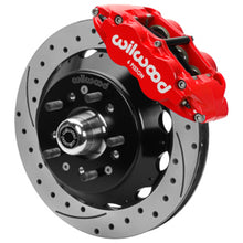 Load image into Gallery viewer, Wilwood Forged 6 Piston Red Superlite Caliper GT 48 Vane Spec37 Drilled &amp; Slotted Rotor - 12.88x1.25