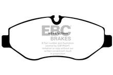 Load image into Gallery viewer, EBC 07+ Dodge Sprinter 2500 Greenstuff Front Brake Pads