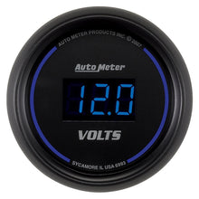 Load image into Gallery viewer, Autometer Cobalt Digital 52.4mm Black Voltmeter