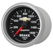 Load image into Gallery viewer, Autometer Performance Parts 52mm 0-1600 PSI Brake Pressure COPO Camaro Gauge Pack