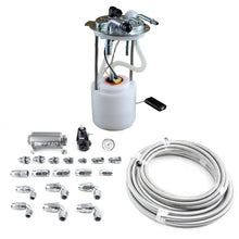 Load image into Gallery viewer, DeatschWerks 05-19 Yukon/Tahoe/Suburban DW400 Pump Module and Return SS PTFE Plumbing Kit