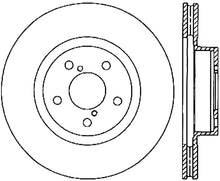 Load image into Gallery viewer, StopTech Power Slot 05-08 LGT Front Left CRYO Slotted Front Left Rotor