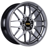 BBS RG-R 19x9 5x120 ET20 Diamond Black Wheel -82mm PFS/Clip Required