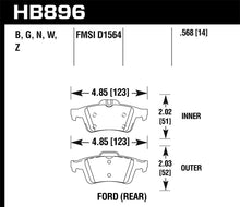 Load image into Gallery viewer, Hawk 16-18 Focus RS DTC-30 Rear Race Pads