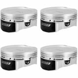 Manley Mitsubishi 4G63 86.5mm Bore +1.5mm Over Size 9.0/9.5:1 CR -8cc Dish Piston Set w/ Rings