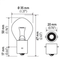 Load image into Gallery viewer, Hella Bulb 635 12V 35W Ba20S B11 F2