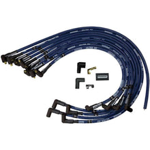 Load image into Gallery viewer, Moroso Chevrolet Small Block Ignition Wire Set - Ultra 40 - Sleeved - Non-HEI - 90 Degree - Blue