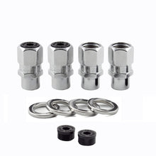 Load image into Gallery viewer, McGard Hex Lug Nut (Drag Racing Short Shank) 7/16-20 / 13/16 Hex / 1.6in. Length (4-Pack) - Chrome