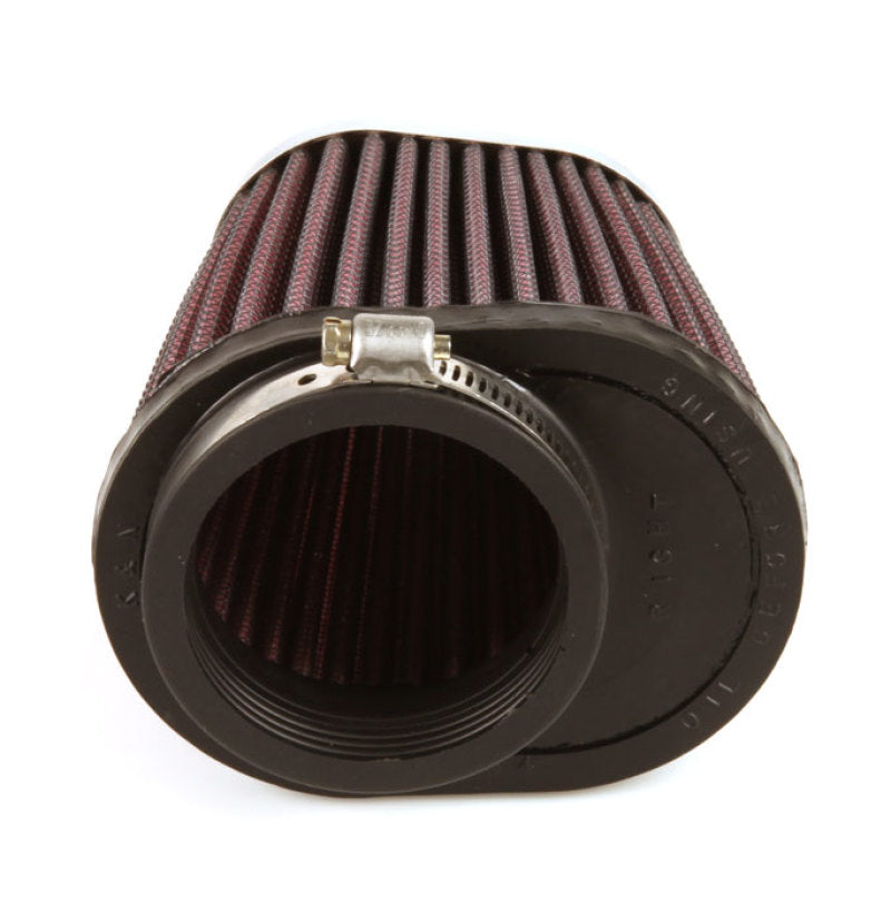 K&N Universal Clamp-On Air Filter 2-1/8in Flange 4in x 3in Base 3in x 2in Top 4in Length