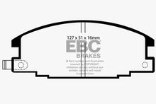 Load image into Gallery viewer, EBC 94-95 Honda Passport 2.6 Ultimax2 Front Brake Pads