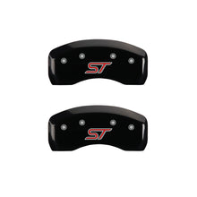 Load image into Gallery viewer, MGP 4 Caliper Covers Engraved Front &amp; Rear ST Black finish silver ch