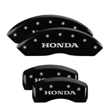 Load image into Gallery viewer, MGP Front set 2 Caliper Covers Engraved Front FIT Black finish silver ch