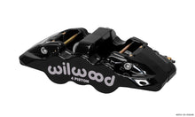 Load image into Gallery viewer, Wilwood Caliper-Aero4 - Black 1.12/1.12in Pistons 1.10in Disc