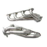 BBK 87-95 Ford F150 Truck 5.8 351 Shorty Unequal Length Exhaust Headers - 1-5/8 Silver Ceramic