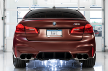 Load image into Gallery viewer, AWE Tuning 18-19 BMW M5 (F90) 4.4T AWD Cat-back Exhaust - Track Edition (Diamond Black Tips)