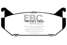 Load image into Gallery viewer, EBC 93-97 Ford Probe 2.0 16v Greenstuff Rear Brake Pads