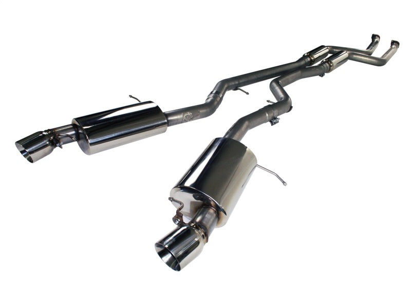 aFe MACHForce XP 11-12 BMW 335i L6-3.0L N55 E90/92 304SS 2.75in. Cat-Back Exhaust System