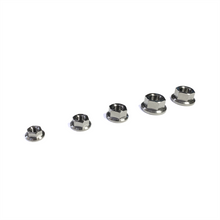 Load image into Gallery viewer, Ticon Industries Titanium Nut Flanged M5x.8TP 8mm 6pt Head