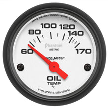 Load image into Gallery viewer, Autometer Phantom 2-1/16in 60-170 Deg F Electronic Oil Temperature Gauge