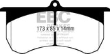 EBC 2015+ Am General HMMWV M1152 6.5L TD Bluestuff Front Brake Pads