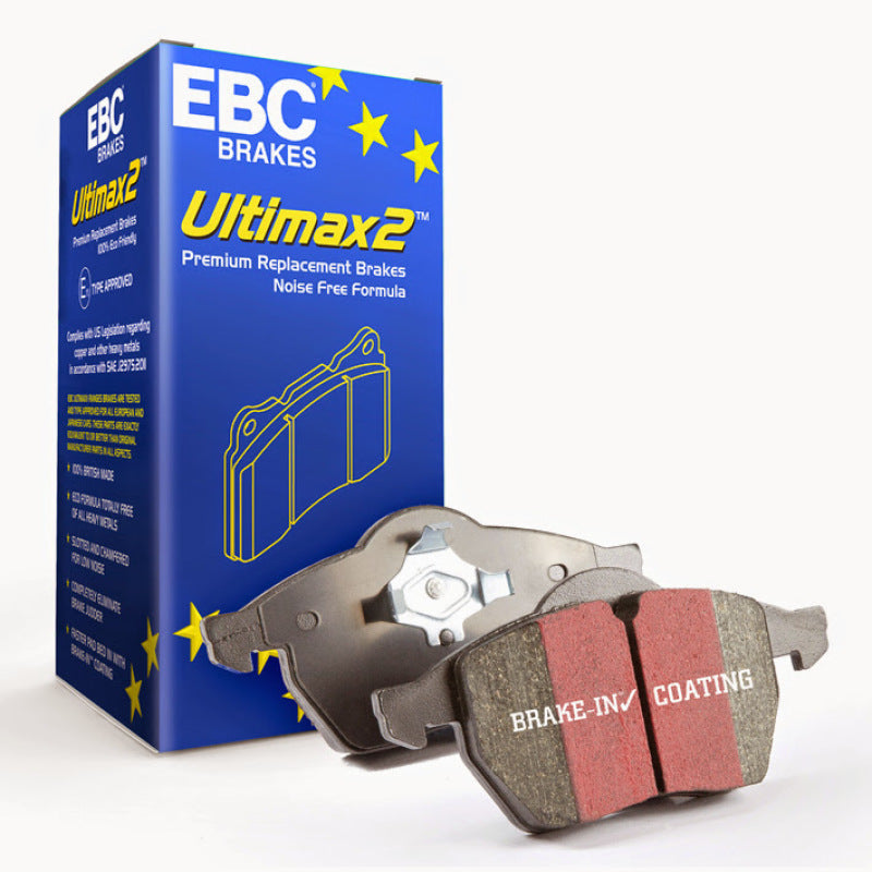 EBC 90-93 Toyota Previa Rear Drums Ultimax2 Front Brake Pads