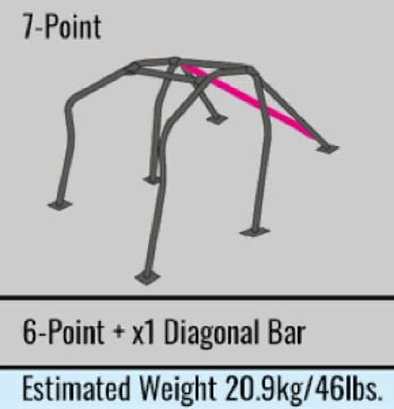 Cusco D1 Roll Cage 7pt Chromoly Around Dash S30 Fairlady Z