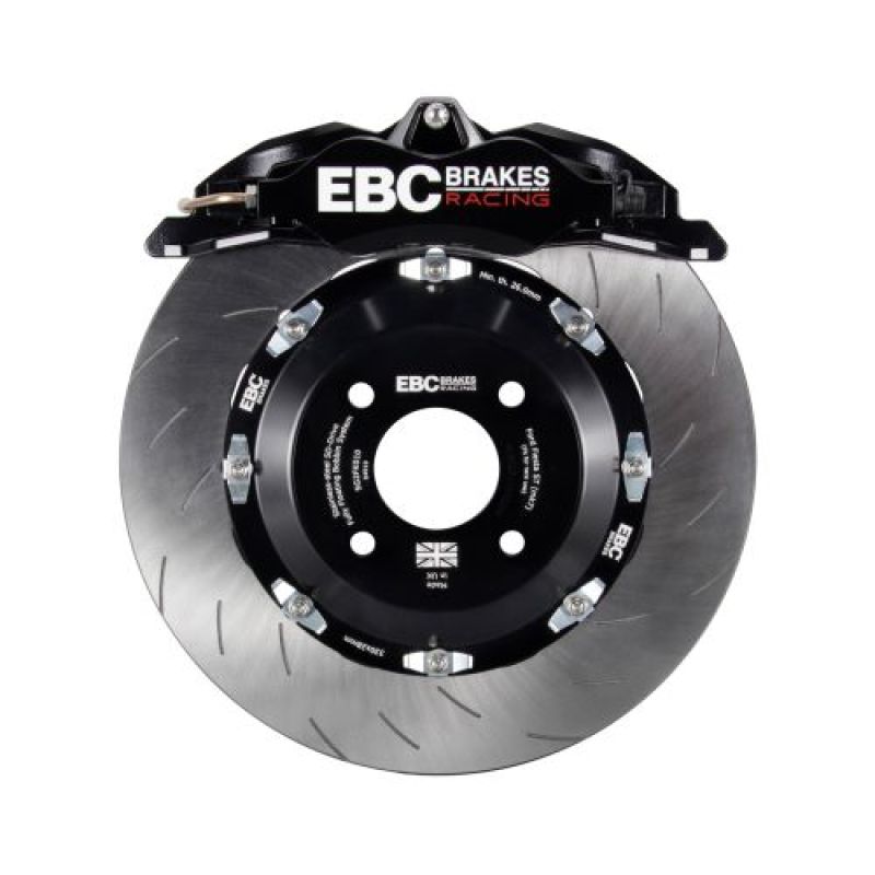 EBC Racing 2017+ Hyundai i-30 N 2.0T Black Apollo-4 Calipers 355mm Rotors Front Big Brake Kit