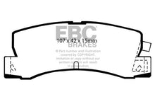 Load image into Gallery viewer, EBC 89-92 Geo Prizm 1.6 SL Ultimax2 Rear Brake Pads