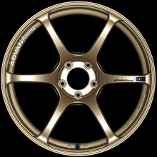 Load image into Gallery viewer, Advan RGIII 19x9 +25 5-114.3 Racing Gold Metallic Wheel