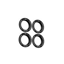 Load image into Gallery viewer, fifteen52 Holeshot RSR Center Ring - Corner Designation Set of Four - Black