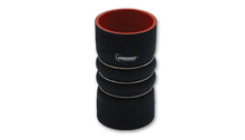 Load image into Gallery viewer, Vibrant 4 Ply Aramid Hump Hose w/3 SS Rings 6in ID x 8in Length - Black