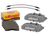 Wilwood 65-67 Ford Mustang D11 Calipers w/ Pads & Lines - Anodized