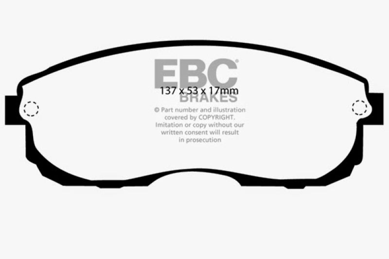 EBC 99-01 Infiniti G20 2.0 Ultimax2 Front Brake Pads