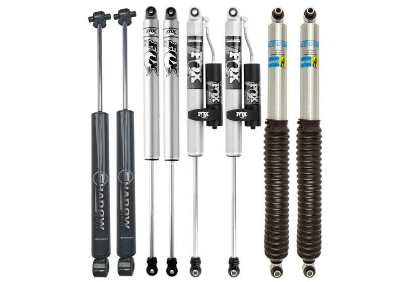 Superlift 07-18 Jeep Wrangler JK 4in Long Arm Kit - Bilstein Shocks