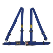 Load image into Gallery viewer, OMP 4 Point Harness - Blue