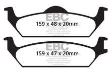 Load image into Gallery viewer, EBC 03-04 Dodge Dakota 2WD 3.9 Yellowstuff Rear Brake Pads