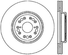 Load image into Gallery viewer, StopTech Sport Slotted (CRYO) 95-00 Lexus LS Front Right Rotor