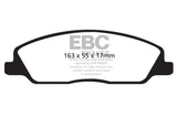 EBC 10-14 Ford Mustang 3.7 Redstuff Front Brake Pads