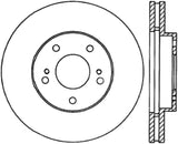 StopTech Power Slot 6/89-96 Nissan 300ZX Slotted & Drilled Right Front Rotor