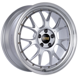 BBS LM-R 19x8.5 5x112 ET38 Diamond Silver Center Diamond Cut Lip Wheel -82mm PFS/Clip Required