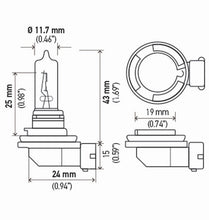 Load image into Gallery viewer, Hella Bulb H9 12V 65W Pgj195 T4 (2)